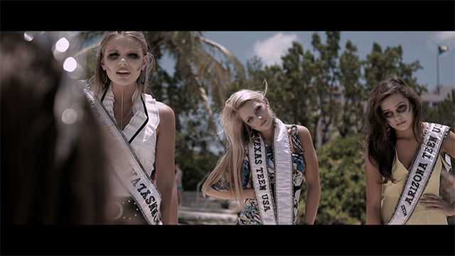 Miss Teen USA Cold Open Zombies, zombie invasion, Kamie Crawford