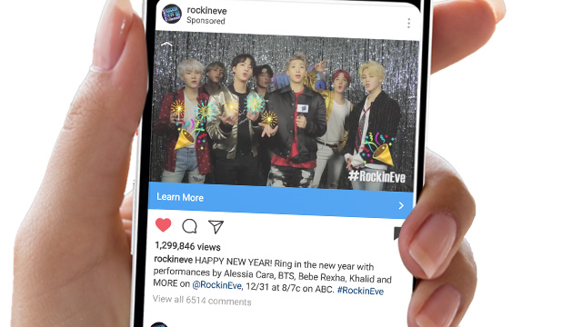 NYRE New Year's Rockin' Eve promo with BTS Band Korea